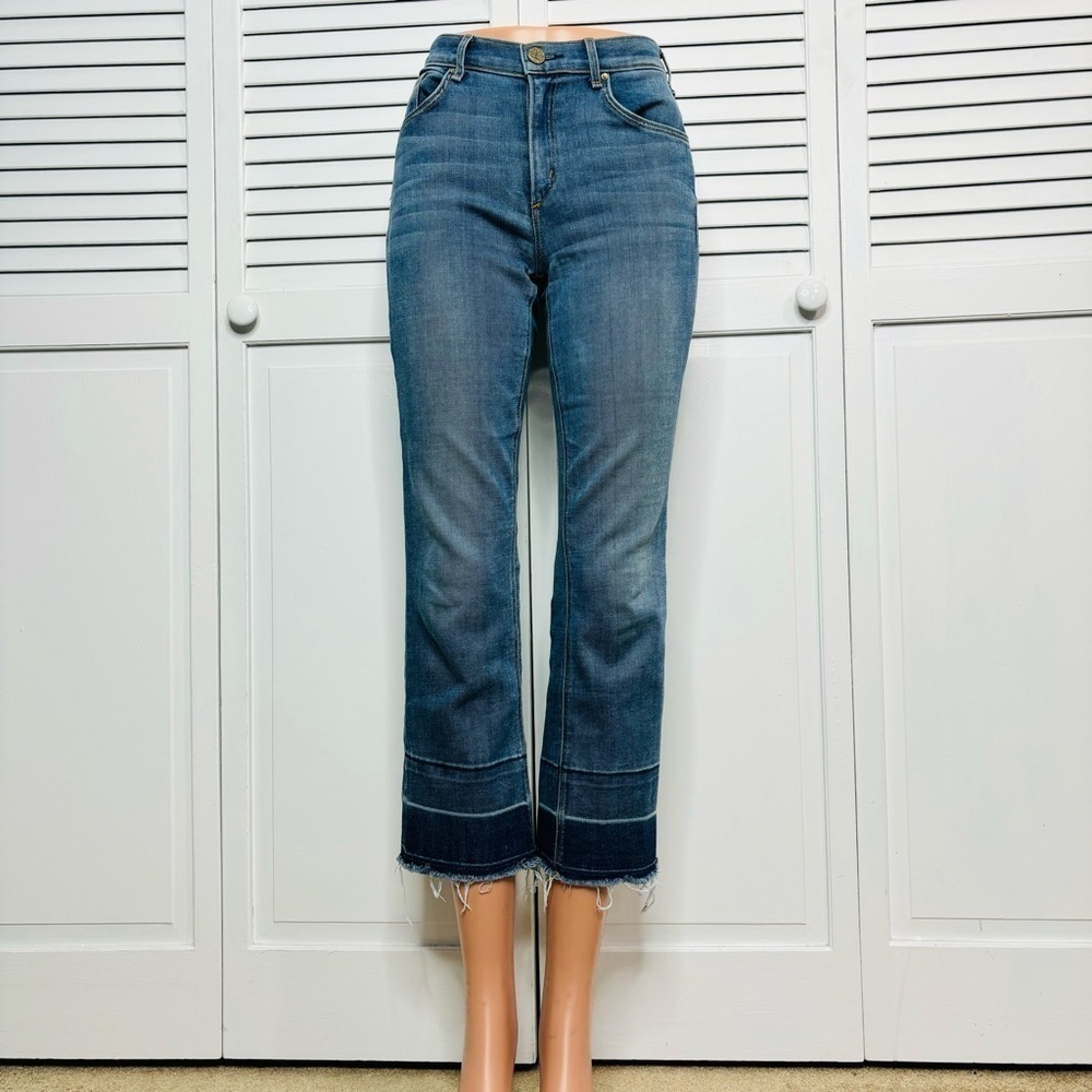 MCGUIRE Raw Hem Light Blue Jeans Size 28